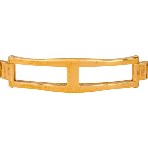 Montre Baume & Mercier Riviera - Montre en or jaune 18 carats 58 Facettes 3814808CN