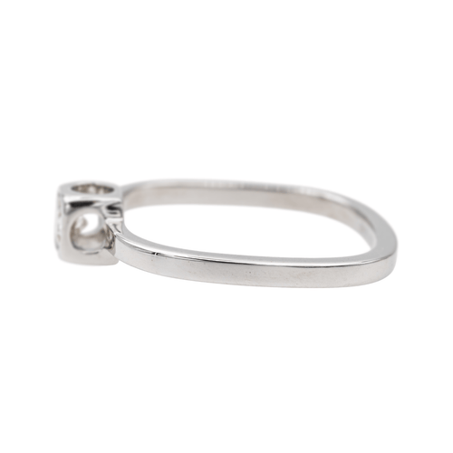 Bague 51 Dinh Van Le Cube - Bague solitaire en or blanc avec diamant 58 Facettes 3823482RV