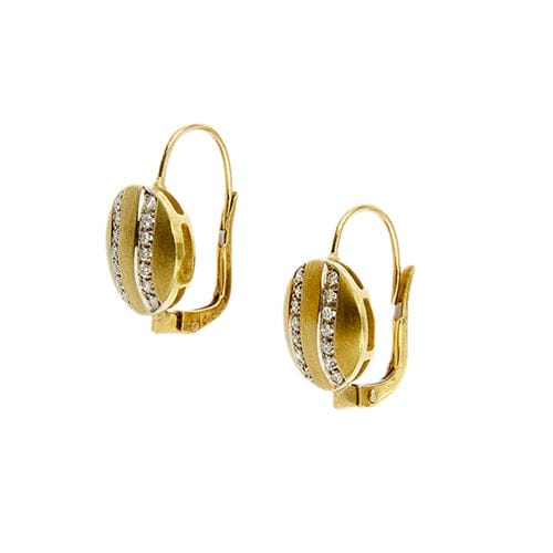Boucles d'oreilles Boucles d’oreilles en or jaune 18 ct et diamants 58 Facettes 38429