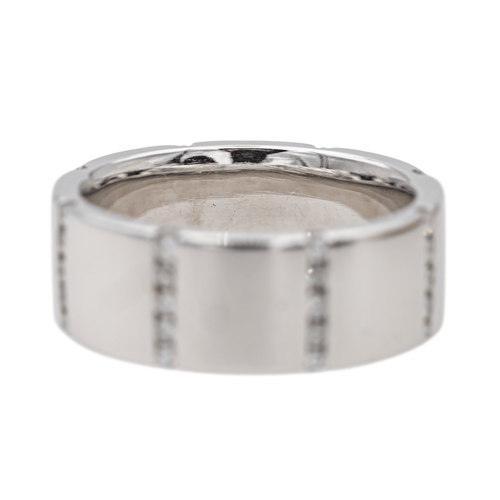 Bague 52 Bague en or blanc 18 carats sertie de diamants 58 Facettes 3846120CN