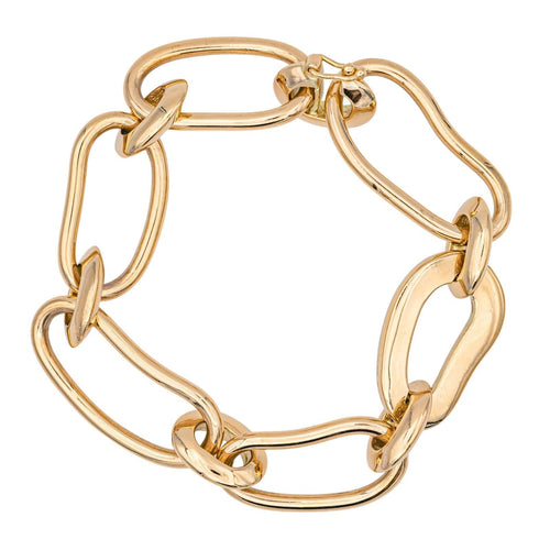 Bracelet Bracelet en or rose et or blanc 18 carats serti de diamants 58 Facettes 3849480CN