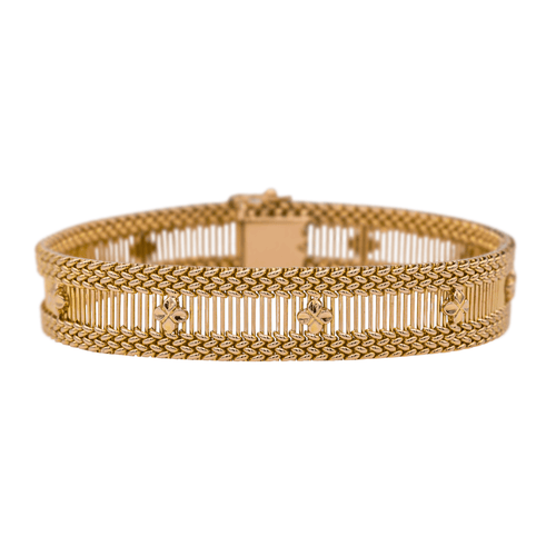 Bracelet Bracelet en or rose 18 carats 58 Facettes 3855410CN
