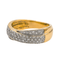 Bague 54 Bague en or jaune 18 carats sertie de diamants 58 Facettes 3855439CN