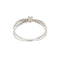 Bague 55 Mauboussin Al bivio - Bague double anneau en or blanc 18 carats et diamants 58 Facettes 38611