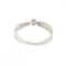 Bague 55 Mauboussin Al bivio - Bague double anneau en or blanc 18 carats et diamants 58 Facettes 38611