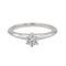 Bague 51 Tiffany & Co - Bague solitaire en platine sertie d’un diamant 58 Facettes 3875045RV