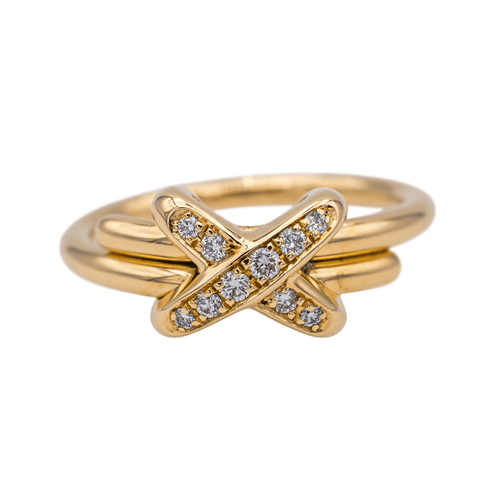 Bague 50 Chaumet Jeux de Liens - Bague en or rose 18 carats et diamants 58 Facettes 3876017CN