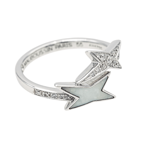 Bague 55 Mauboussin Étoile de vie - Bague en or blanc 18K et diamants 58 Facettes 3876018CN