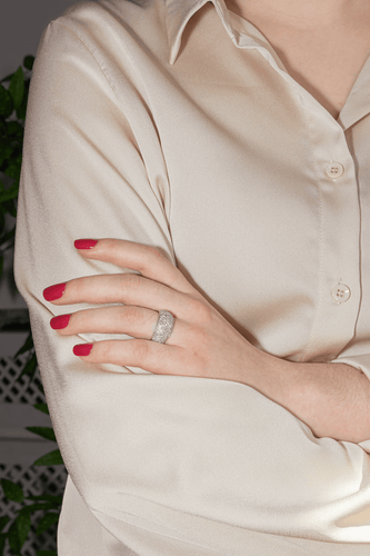 Bague 54 Mauboussin C’est toi la Star - Bague en or blanc et diamants 58 Facettes 3882135CN