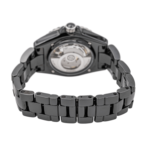 Montre Chanel J12 - Montre en céramique noire à index diamants 58 Facettes 3883328CN