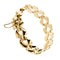 Bracelet Bracelet Tank vintage à bande en or rose 18 ct 58 Facettes 38835