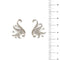 Boucles d'oreilles Boucles d'oreilles puces en or blanc 18 carats et diamants 58 Facettes 38923