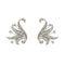 Boucles d'oreilles Boucles d'oreilles puces en or blanc 18 carats et diamants 58 Facettes 38923