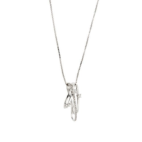Collier Alfieri & St. John - Collier maille vénitienne en or blanc 18 kt et diamants 58 Facettes 38968