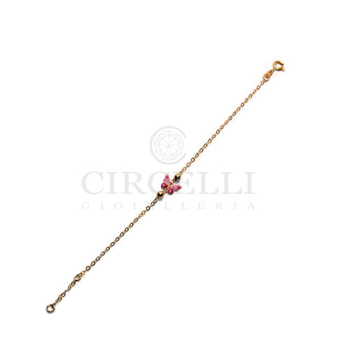 Bracelet Bracelet papillon en or jaune 18k émaillé 58 Facettes CA02OG02C0HFC