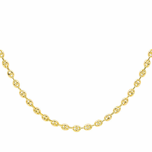 Collier Collier maille grain de café en or jaune 18 carats 58 Facettes 3903576CN