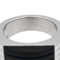 Bague 60 Boucheron Godron - Bague en or blanc et onyx 58 Facettes 3904034CN