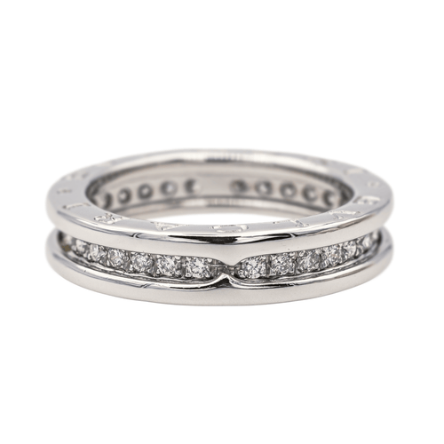 Bague 52 Bulgari B.Zero1 - Bague en or blanc sertie de diamants 58 Facettes 3904623CN