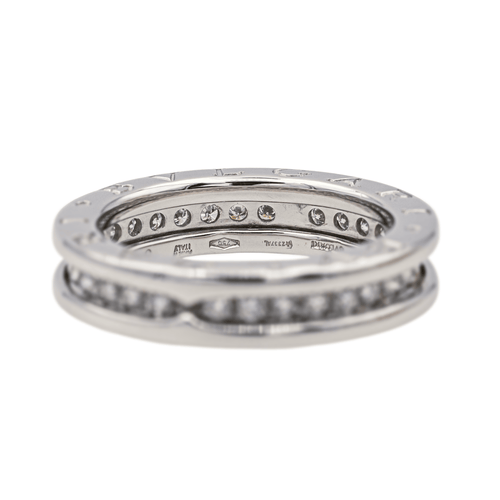 Bague 52 Bulgari B.Zero1 - Bague en or blanc sertie de diamants 58 Facettes 3904623CN