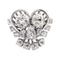 Bague 49 Bague cocktail Art déco en or blanc 18 carats et diamants 58 Facettes 3904852CN