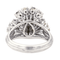 Bague 49 Bague cocktail Art déco en or blanc 18 carats et diamants 58 Facettes 3904852CN