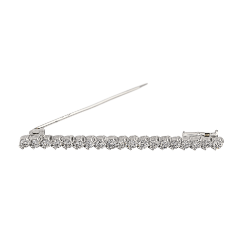 Broche Broche en or blanc 18 carats sertie de diamants 58 Facettes 3904857CN