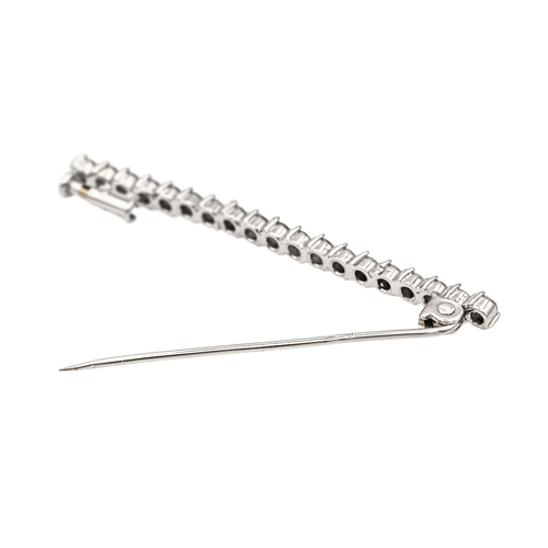 Broche Broche en or blanc 18 carats sertie de diamants 58 Facettes 3904857CN