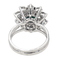Bague 45 Bague marguerite en or blanc avec saphir et diamants 58 Facettes 3905085CN