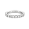 Bague 53 Alliance en Platine et Diamants 58 Facettes