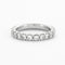 Bague 53 Alliance en Platine et Diamants 58 Facettes