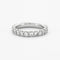 Bague 53 Alliance en Platine et Diamants 58 Facettes