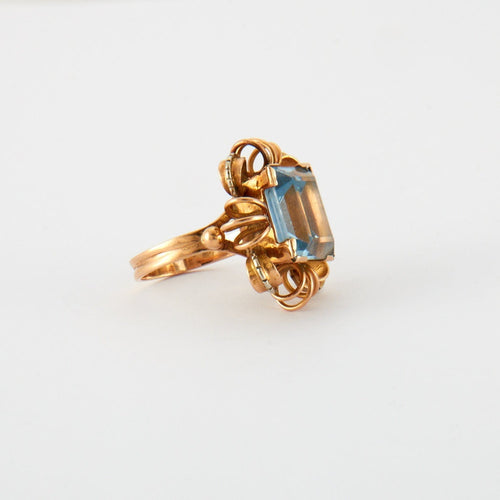 Bague 53 Bague Or jaune Topaze 58 Facettes DV0222-11