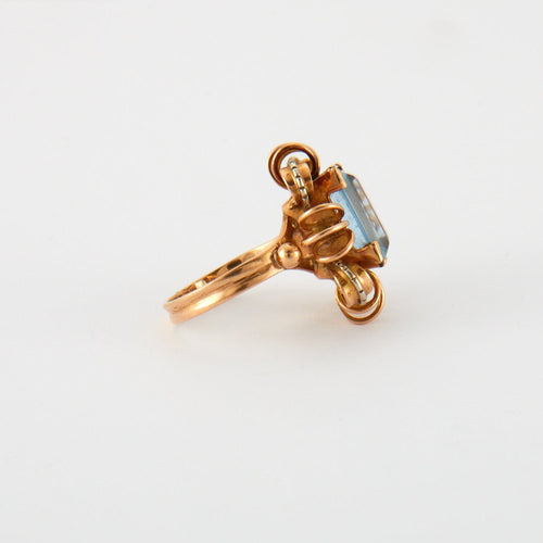Bague 53 Bague Or jaune Topaze 58 Facettes DV0222-11