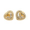 Boucles d'oreilles Chopard Happy Diamonds Icons - Boucles d’oreilles puces en or jaune et diamants 58 Facettes 3951646CN