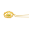 Collier Collier avec pendentif en or jaune 18 carats et péridot 58 Facettes 3951647CN