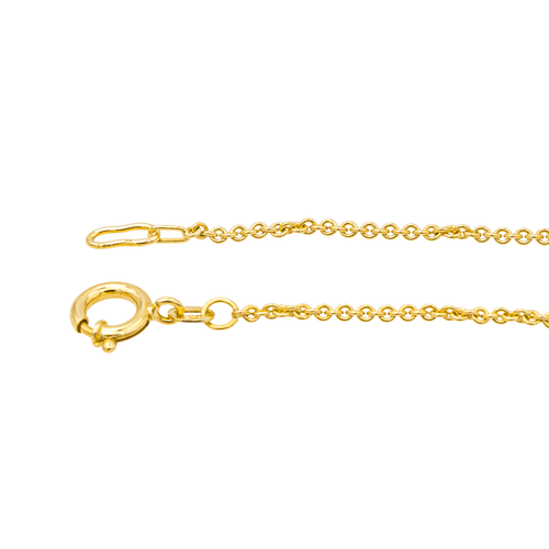 Collier Collier avec pendentif en or jaune 18 carats et péridot 58 Facettes 3951647CN