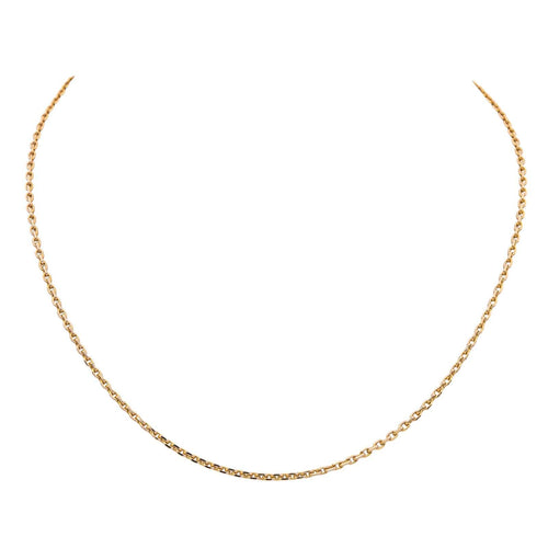 Collier Collier - Chaîne maille forçat en or rose 18 carats 58 Facettes 3954552RV