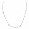 Collier Collier en or blanc 18 carats serti de diamants 58 Facettes 3970466CN