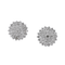 Boucles d'oreilles Boucles d’oreilles puces en or blanc 18 carats et diamants 58 Facettes 3970467CN