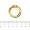 Broche Tiffany & Co. - Broche ronde à nœud en or jaune 18 ct 58 Facettes 39787