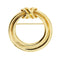 Broche Tiffany & Co. - Broche ronde à nœud en or jaune 18 ct 58 Facettes 39787