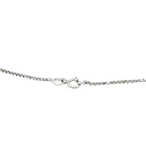 Collier Collier chaîne maille vénitienne en or blanc 18 carats 58 Facettes 3981321RV