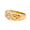 Bague 57 Bague en or jaune 18 carats avec diamants 58 Facettes 3989807CN