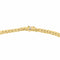 Collier Collier chaîne maille anglaise en or jaune et blanc 18 carats 58 Facettes 3995436CN