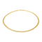 Collier Collier chaîne maille anglaise en or jaune et blanc 18 carats 58 Facettes 3995436CN