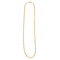 Collier Chaine or jaune maille alternée 58 Facettes LP523