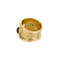 Bague 57 Bague jonc sertie de trois pierres de couleur en or jaune 18 carats 58 Facettes BO/240024///