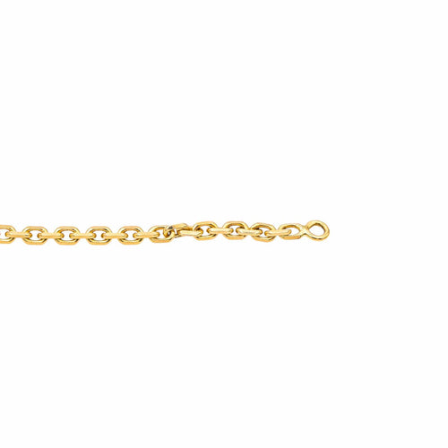 Collier Collier sautoir - Chaîne maille forçat en or jaune 18 carats 58 Facettes 4007998CN