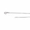 Collier Collier - Pendentif trèfle géométrique en or blanc et diamants 58 Facettes 4013324CN
