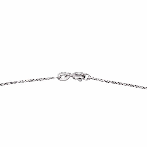 Collier Collier - Pendentif trèfle géométrique en or blanc et diamants 58 Facettes 4013324CN
